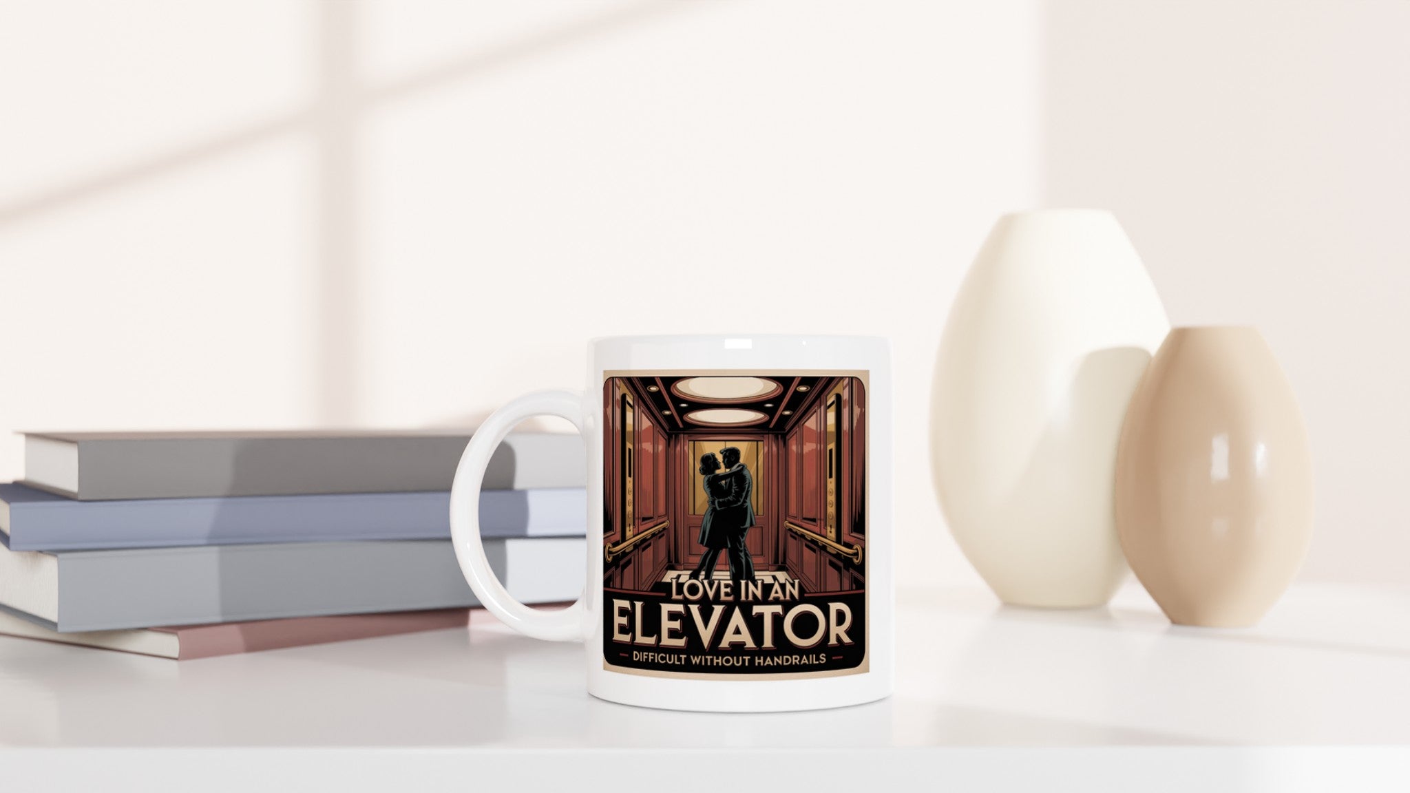 Love in an Elevator — Difficult Without Handrails