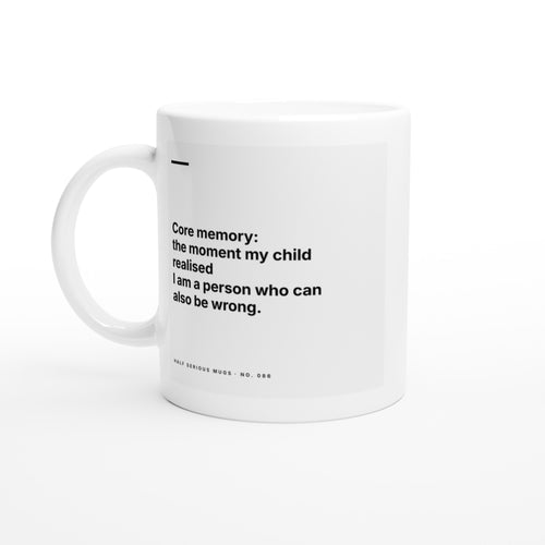 Core Memory: The Moment My Child Realised I Am a Person Who Can Also Be Wrong