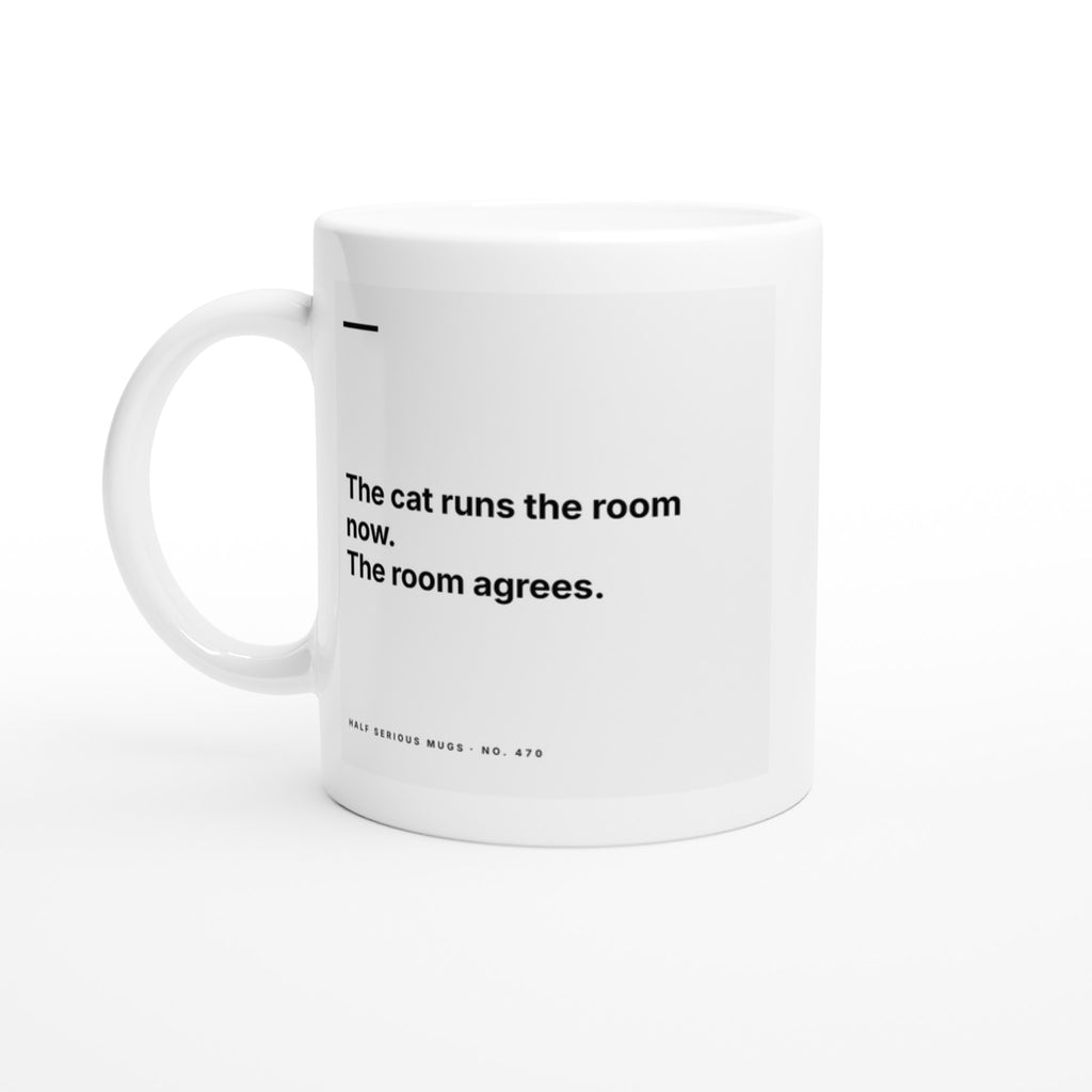 The Cat Runs the Room Now. The Room Agrees.
