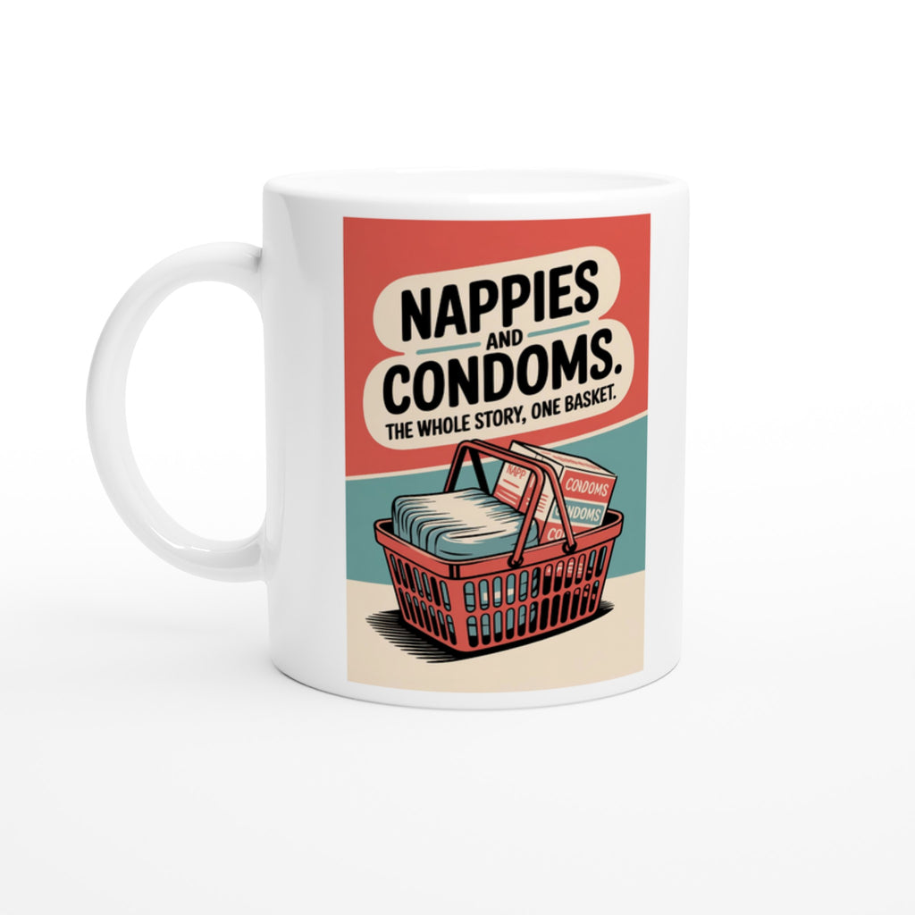 Nappies and Condoms. The Whole Story, One Basket.