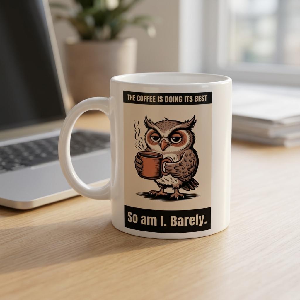 The Coffee Is Doing Its Best. So Am I. Barely.