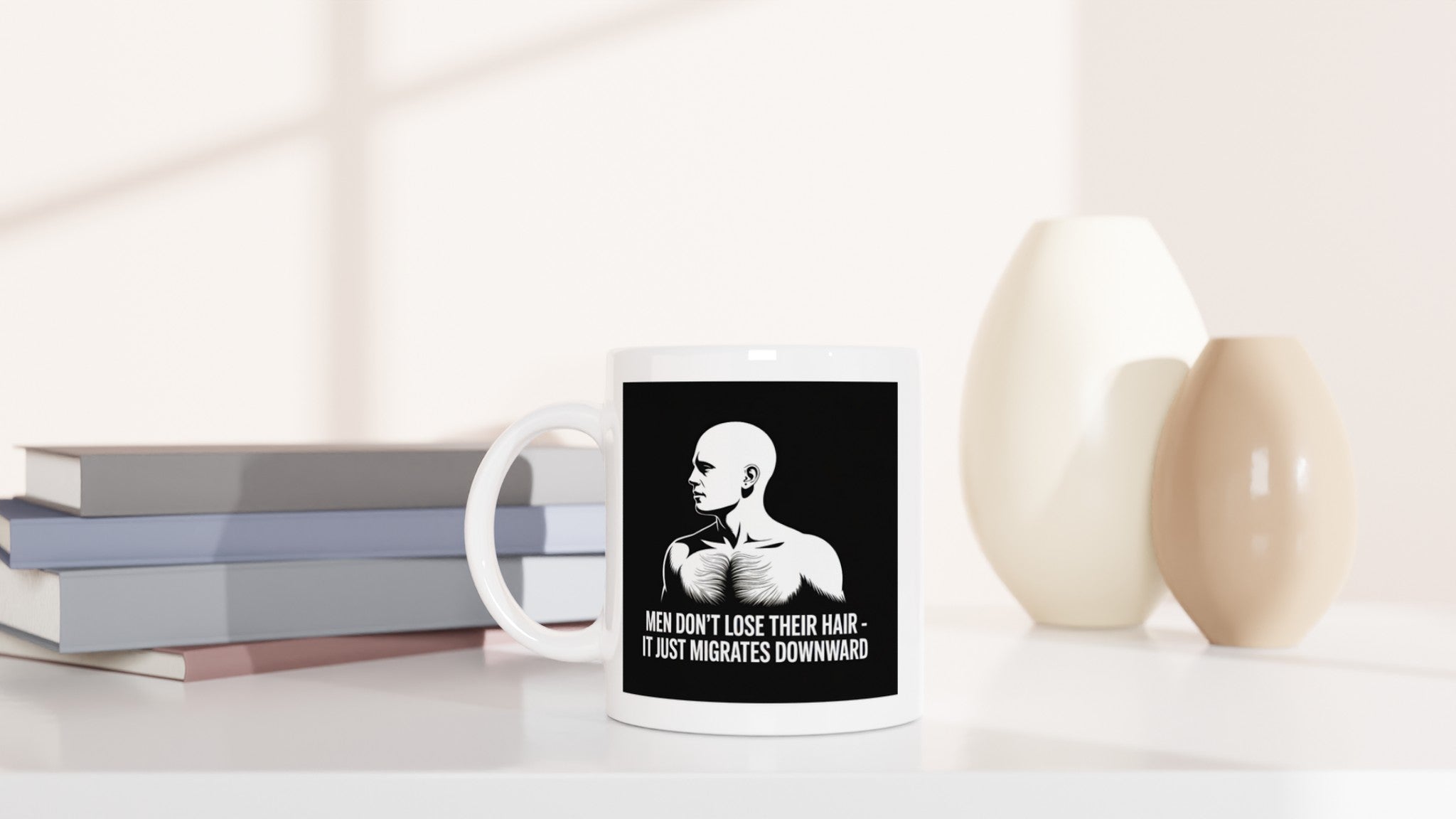 Men Don't Lose Their Hair - It Just Migrates Downward