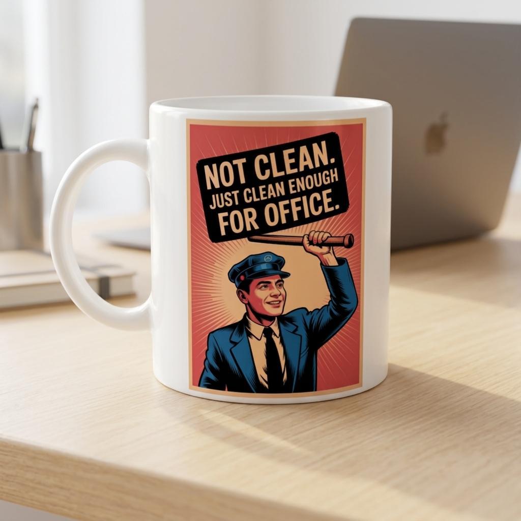 Not Clean. Just Clean Enough for Office.