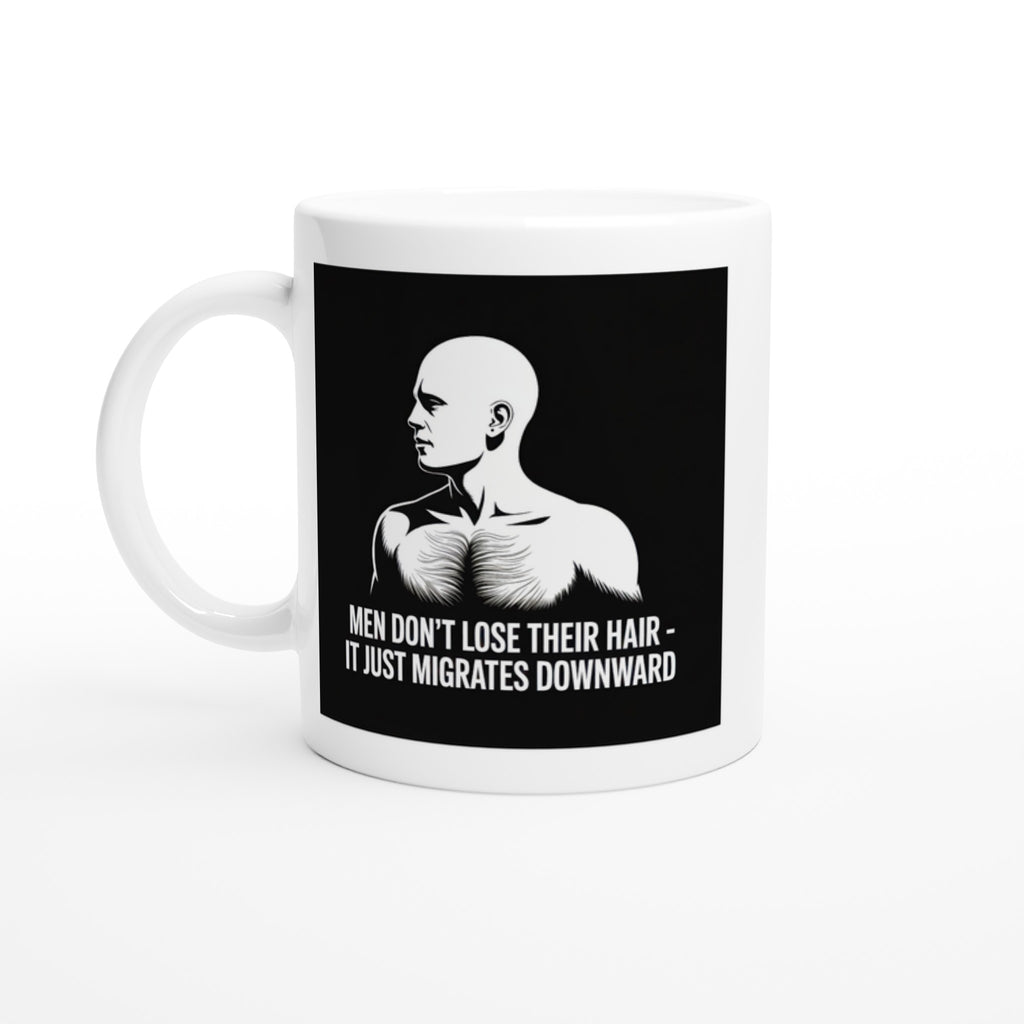 Men Don't Lose Their Hair - It Just Migrates Downward