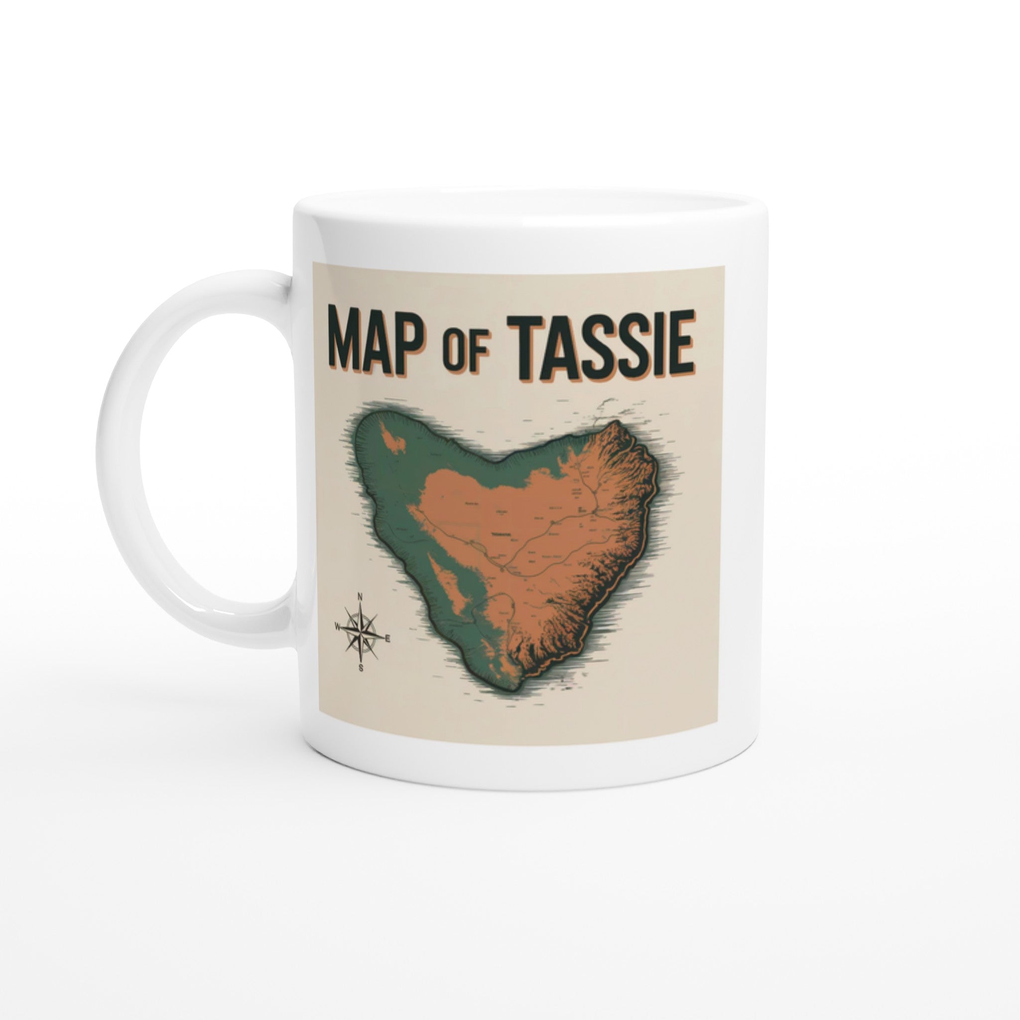 Map of Tassie