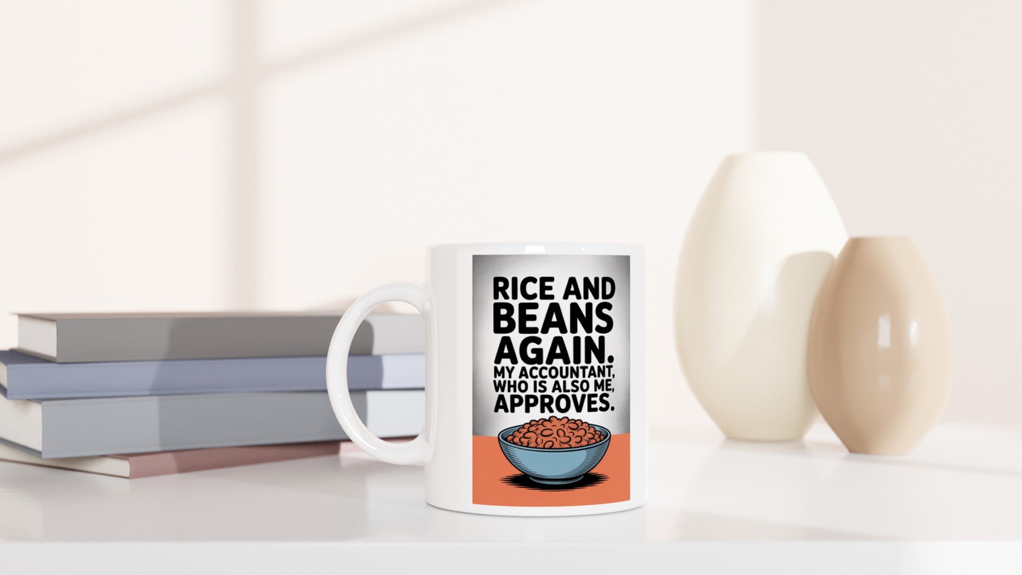 Rice and Beans Again. My Accountant, Who Is Also Me, Approves.