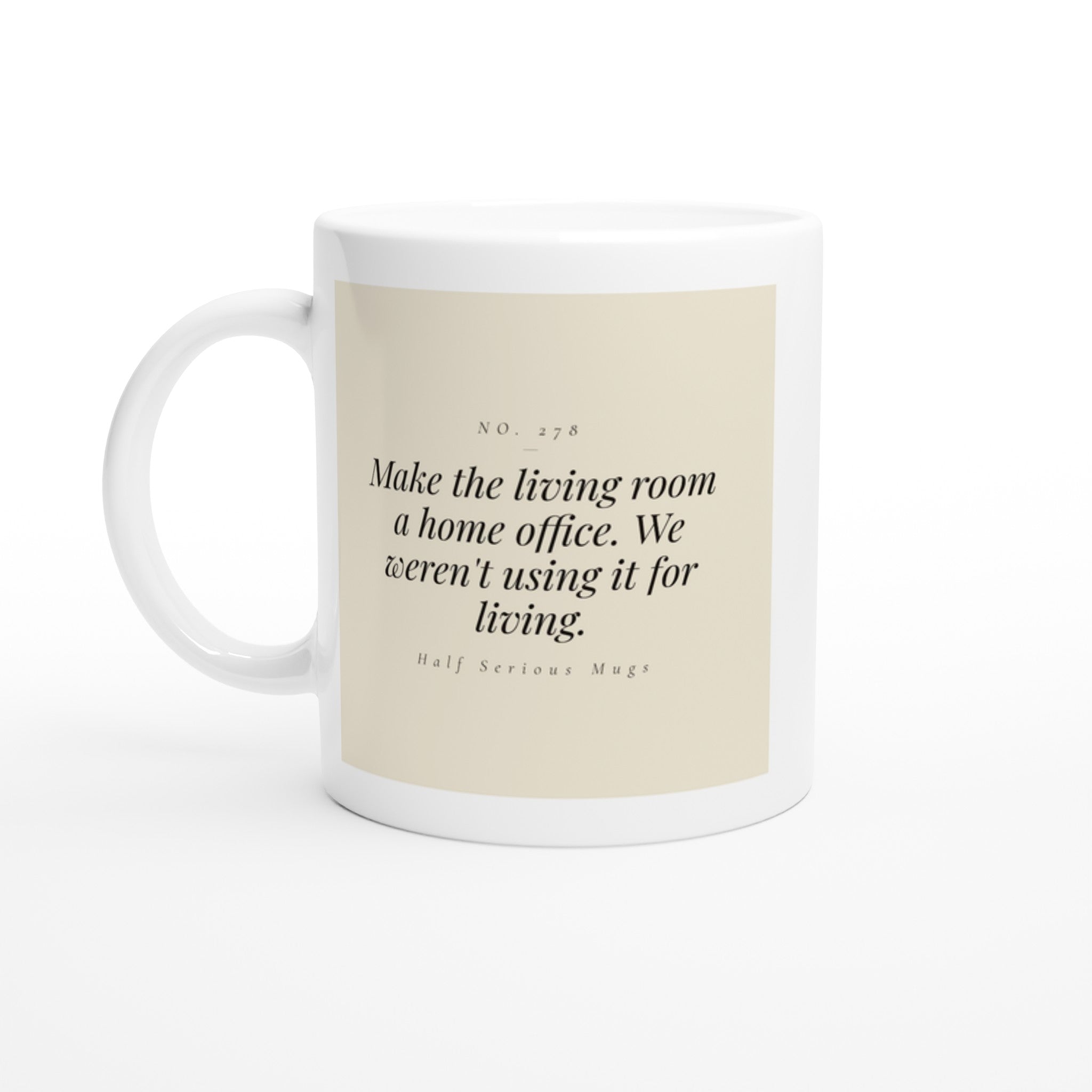 Make the Living Room a Home Office. We Weren't Using It for Living.