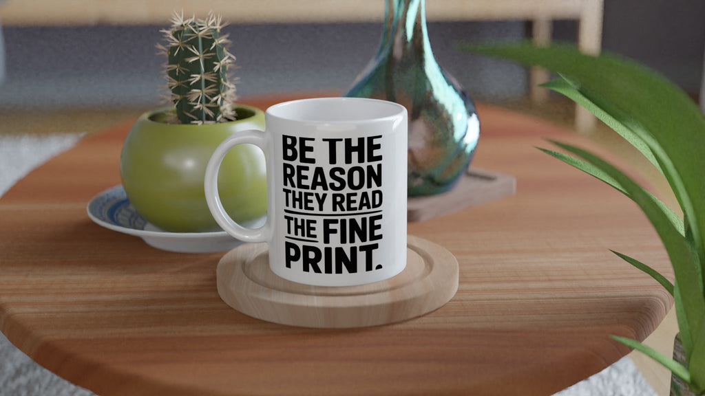 Be the Reason They Read the Fine Print