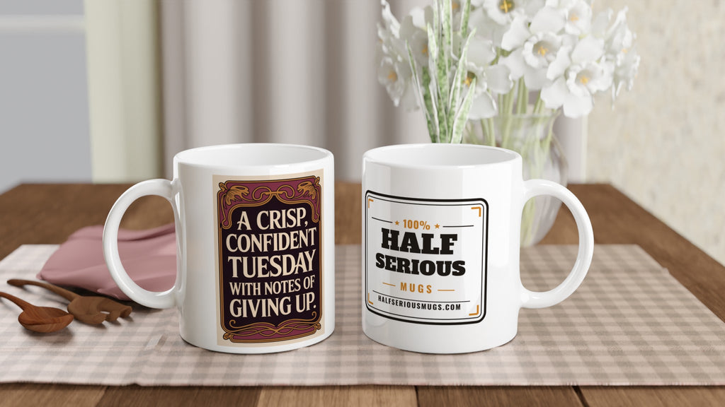 A Crisp, Confident Tuesday With Notes of Giving Up.