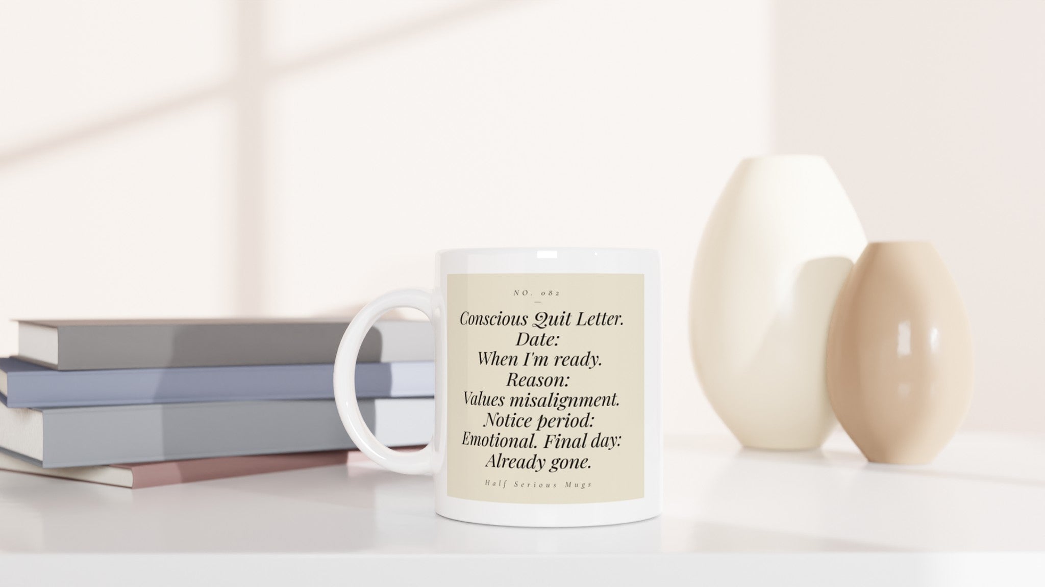 Conscious Quit Letter. Date: When I'm Ready. Reason: Values Misalignment. Notice Period: Emotional. Final Day: Already Gone.