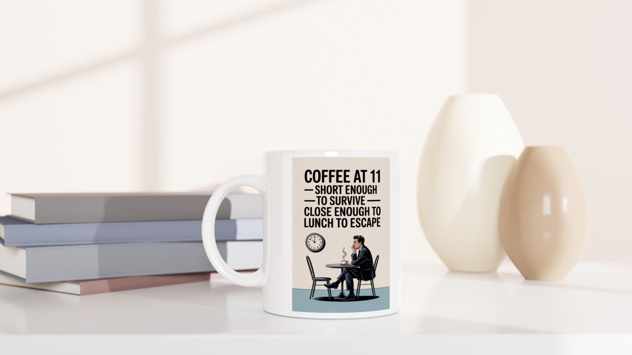 Coffee at 11: Short Enough to Survive, Close Enough to Lunch to Escape.