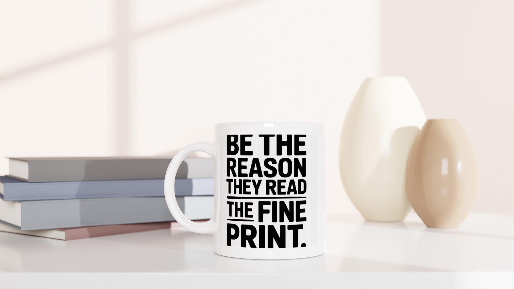 Be the Reason They Read the Fine Print