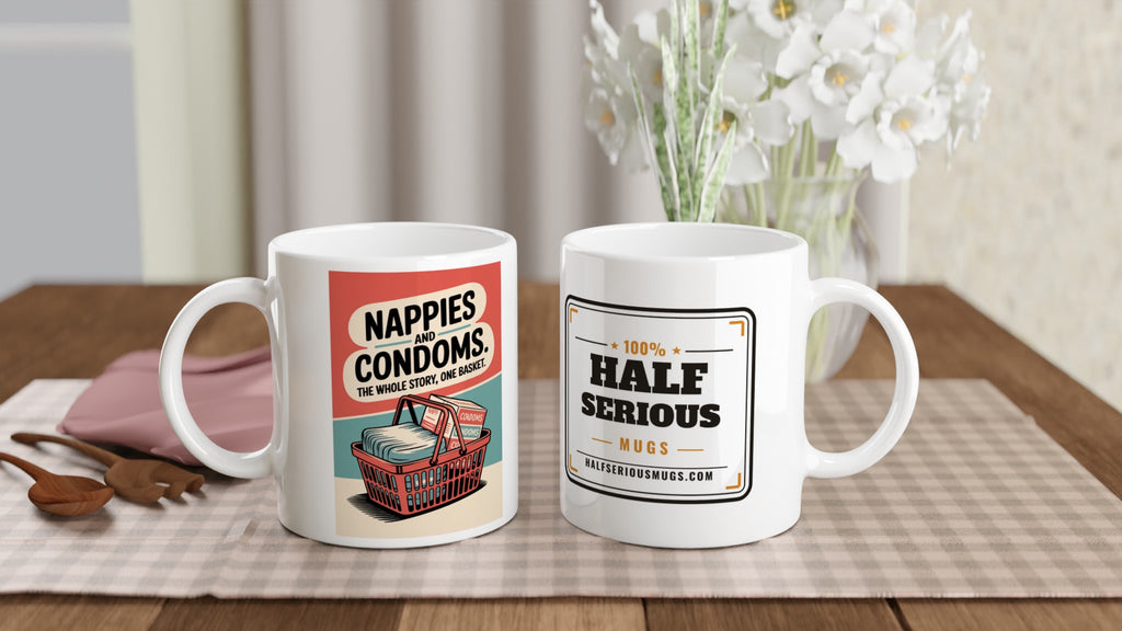 Nappies and Condoms. The Whole Story, One Basket.
