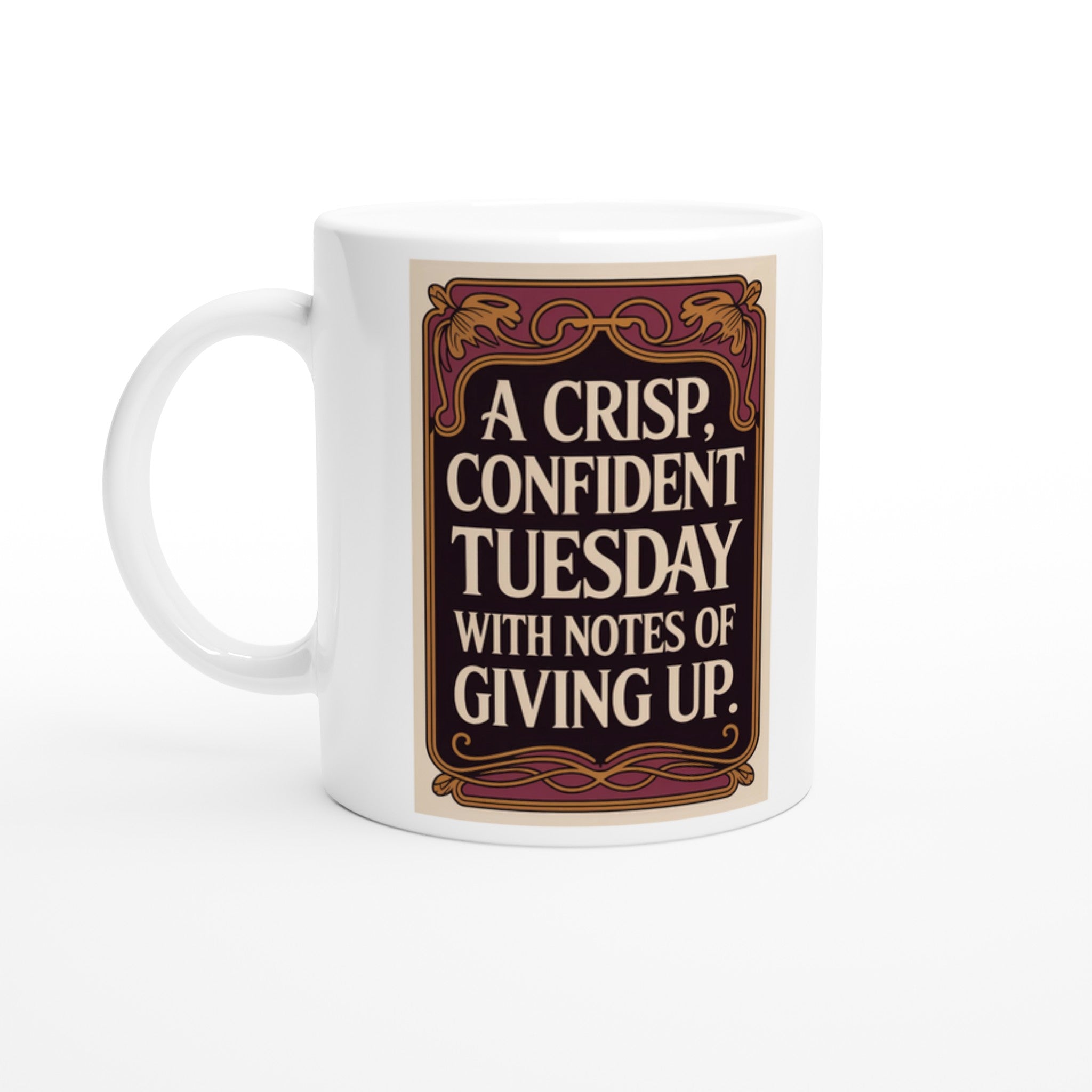 A Crisp, Confident Tuesday With Notes of Giving Up.