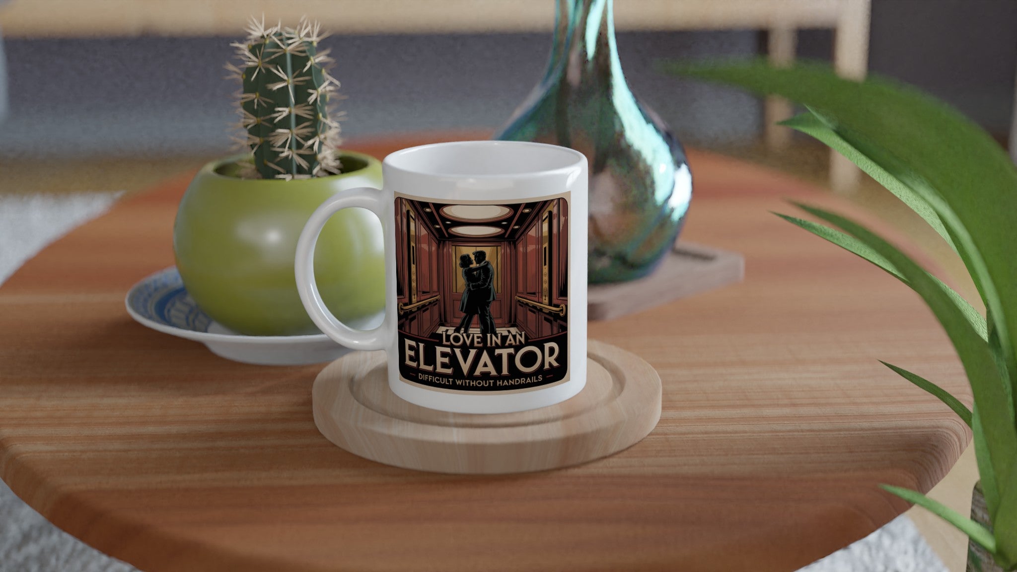 Love in an Elevator — Difficult Without Handrails