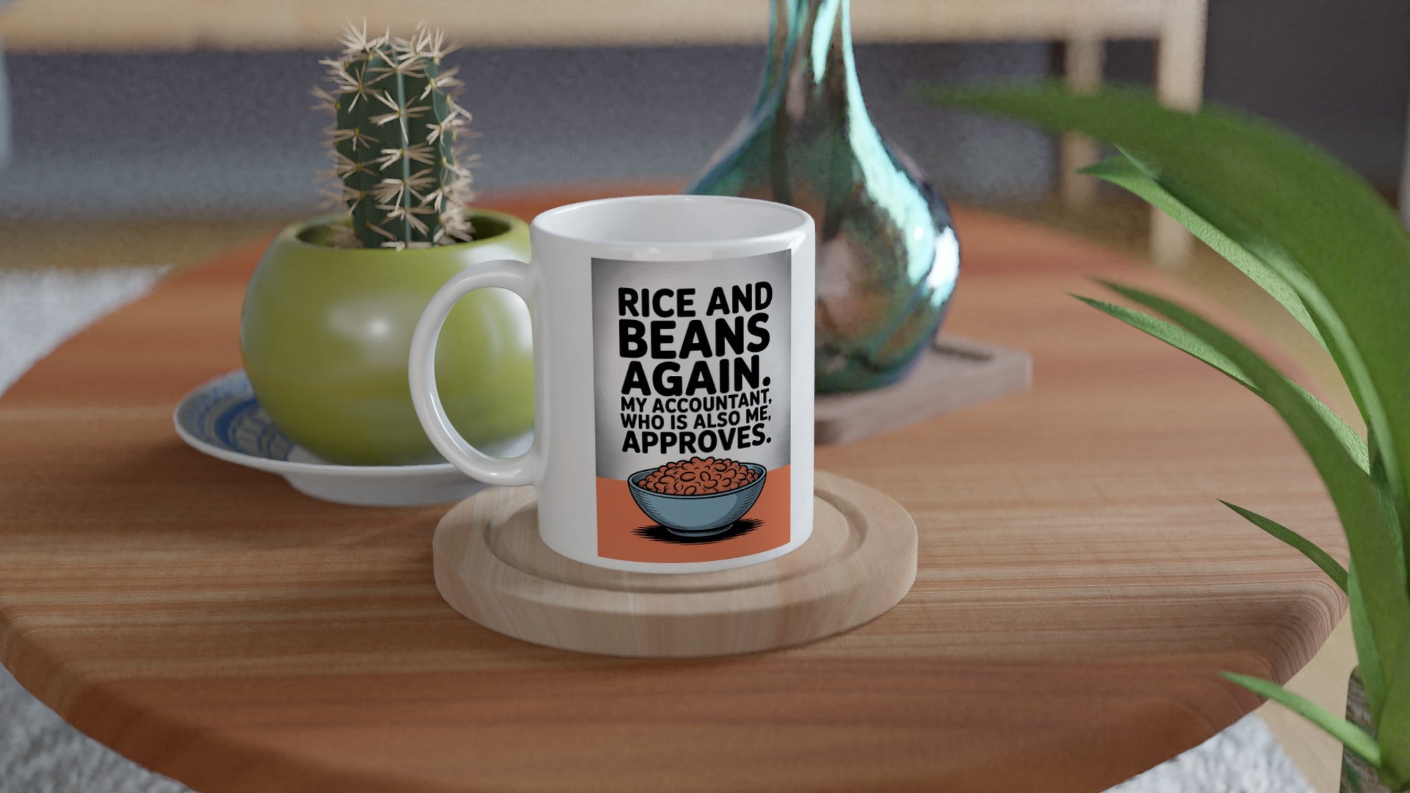 Rice and Beans Again. My Accountant, Who Is Also Me, Approves.