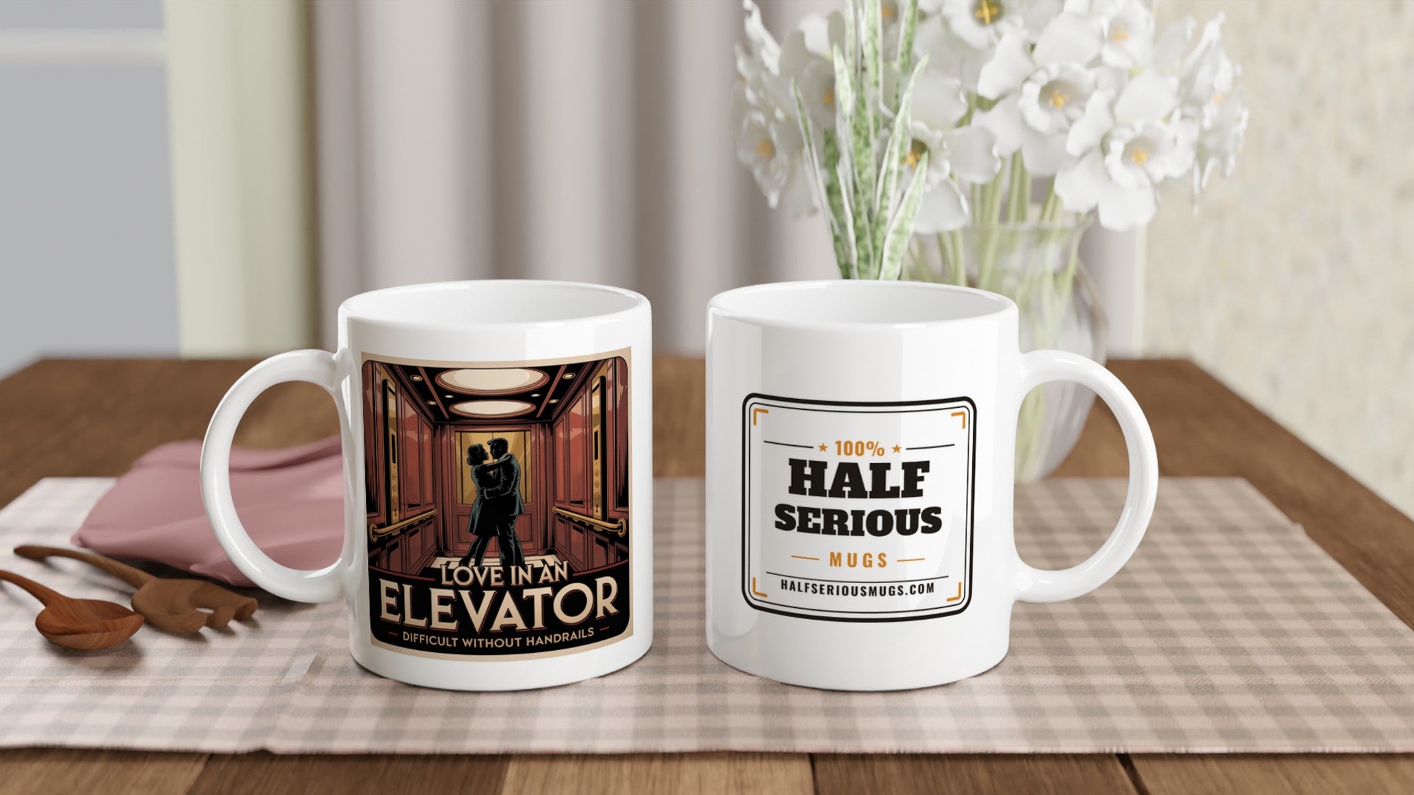 Love in an Elevator — Difficult Without Handrails